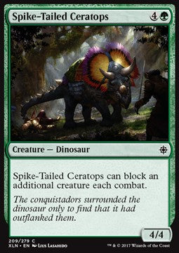 Spike-Tailed Ceratops⁣ - Ixalan⁣ (Common)⁣ [209]