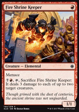 Fire Shrine Keeper⁣ - Ixalan⁣ (Common)⁣ [144]