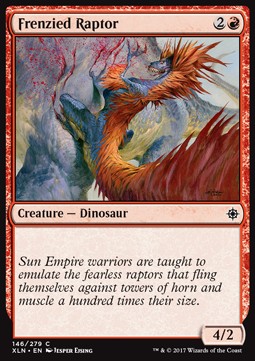 Frenzied Raptor⁣ - Ixalan⁣ (Common)⁣ [146]