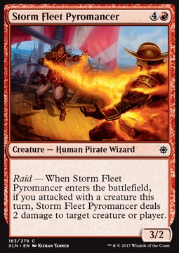 Storm Fleet Pyromancer⁣ - Ixalan⁣ (Common)⁣ [163]