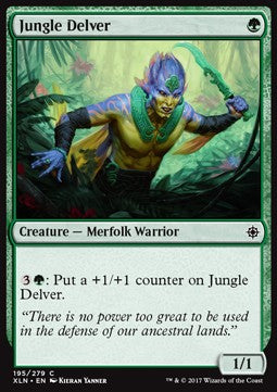 Jungle Delver⁣ - Ixalan⁣ (Common)⁣ [195]