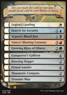 Double-Faced Card Proxy Checklist⁣ - Ixalan⁣ (Tip Card)⁣ [CH1]