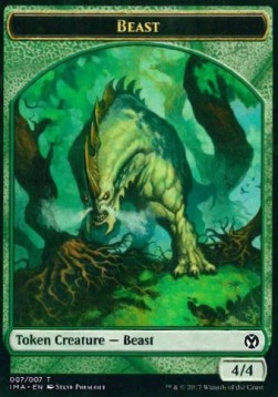 Beast Token (Green 4/4) - Iconic Masters (Token) [IMA-T07]
