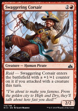 Swaggering Corsair⁣ - Rivals of Ixalan⁣ (Common)⁣ [119]