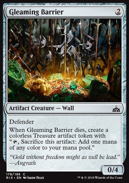 Gleaming Barrier⁣ - Rivals of Ixalan⁣ (Common)⁣ [178]