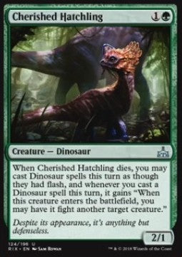 Cherished Hatchling⁣ - Rivals of Ixalan⁣ (Uncommon)⁣ [124]