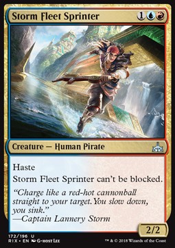 Storm Fleet Sprinter⁣ - Rivals of Ixalan⁣ (Uncommon)⁣ [172]