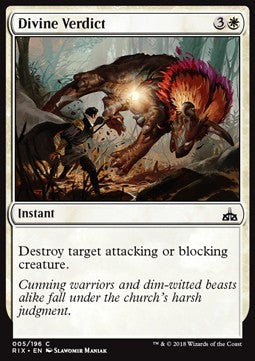 Divine Verdict⁣ - Rivals of Ixalan⁣ (Common)⁣ [5]