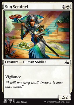 Sun Sentinel⁣ - Rivals of Ixalan⁣ (Common)⁣ [26]