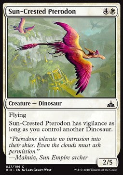 Sun-Crested Pterodon⁣ - Rivals of Ixalan⁣ (Common)⁣ [27]