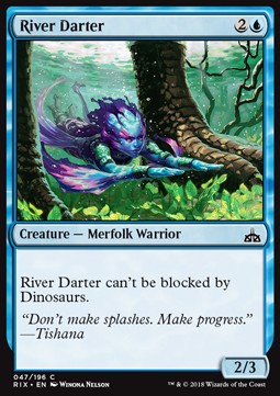 River Darter⁣ - Rivals of Ixalan⁣ (Common)⁣ [47]