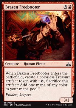 Brazen Freebooter⁣ - Rivals of Ixalan⁣ (Common)⁣ [95]