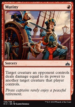 Mutiny⁣ - Rivals of Ixalan⁣ (Common)⁣ [106]