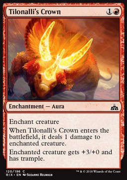Tilonalli's Crown⁣ - Rivals of Ixalan⁣ (Common)⁣ [120]