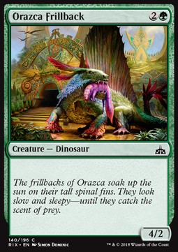 Orazca Frillback⁣ - Rivals of Ixalan⁣ (Common)⁣ [140]