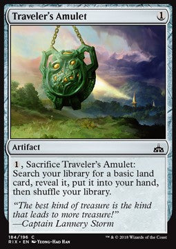 Traveler's Amulet⁣ - Rivals of Ixalan⁣ (Common)⁣ [184]