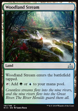 Woodland Stream⁣ - Rivals of Ixalan⁣ (Uncommon)⁣ [191]