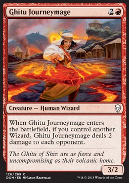 Ghitu Journeymage⁣ - Dominaria⁣ (Common)⁣ [126]