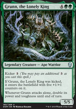 Grunn, the Lonely King⁣ - Dominaria⁣ (Uncommon)⁣ [165]