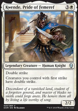 Kwende, Pride of Femeref⁣ - Dominaria⁣ (Uncommon)⁣ [25]