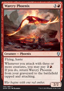 Warcry Phoenix⁣ - Dominaria⁣ (Uncommon)⁣ [150]