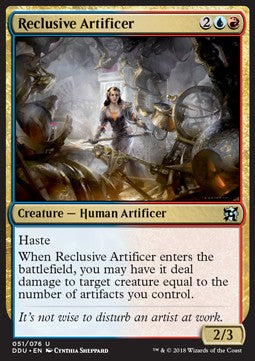 Reclusive Artificer⁣ - Duel Decks: Elves vs. Inventors⁣ (Uncommon)⁣ [51]