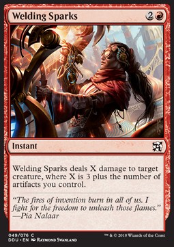 Welding Sparks⁣ - Duel Decks: Elves vs. Inventors⁣ (Common)⁣ [49]