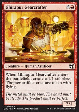 Ghirapur Gearcrafter⁣ - Duel Decks: Elves vs. Inventors⁣ (Common)⁣ [46]