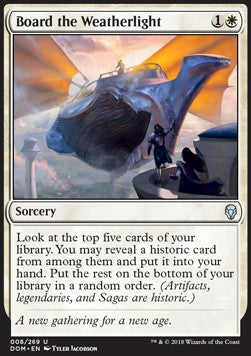 Board the Weatherlight⁣ - Dominaria⁣ (Uncommon)⁣ [8]