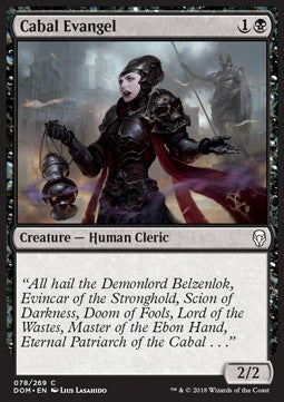 Cabal Evangel⁣ - Dominaria⁣ (Common)⁣ [78]