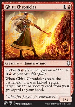 Ghitu Chronicler⁣ - Dominaria⁣ (Common)⁣ [125]