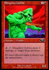 Slingshot Goblin⁣ - Planeshift⁣ (Common)⁣ [72]