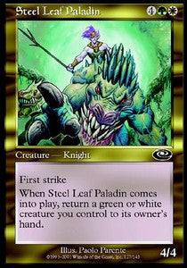 Steel Leaf Paladin⁣ - Planeshift⁣ (Common)⁣ [127]