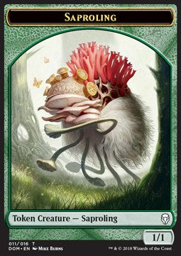 Saproling Token (Green 1/1) (V.1)⁣ - Dominaria⁣ (Token)⁣ [T11]