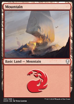 Mountain (V.2)⁣ - Dominaria⁣ (Land)⁣ [263]