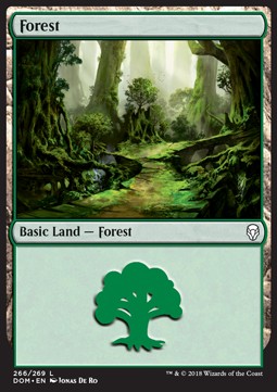 Forest (V.1)⁣ - Dominaria⁣ (Land)⁣ [266]