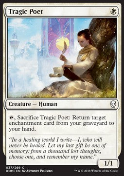 Tragic Poet⁣ - Dominaria⁣ (Common)⁣ [37]