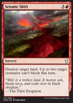 Seismic Shift⁣ - Dominaria⁣ (Common)⁣ [141]