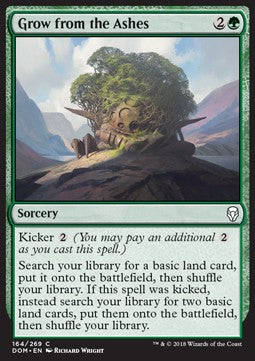 Grow from the Ashes⁣ - Dominaria⁣ (Common)⁣ [164]