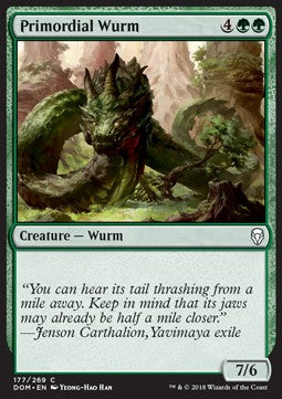 Primordial Wurm⁣ - Dominaria⁣ (Common)⁣ [177]