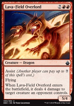 Lava-Field Overlord⁣ - Battlebond⁣ (Uncommon)⁣ [60]