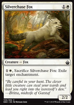 Silverchase Fox⁣ - Battlebond⁣ (Common)⁣ [106]