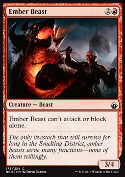 Ember Beast⁣ - Battlebond⁣ (Common)⁣ [175]