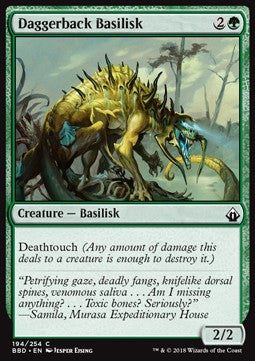 Daggerback Basilisk⁣ - Battlebond⁣ (Common)⁣ [194]