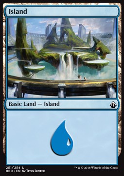 Island⁣ - Battlebond⁣ (Land)⁣ [251]