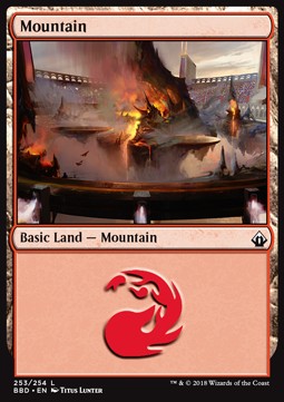 Mountain⁣ - Battlebond⁣ (Land)⁣ [253]