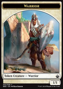 Warrior Token (White 1/1)⁣ - Battlebond⁣ (Token)⁣ [T02]