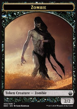 Zombie Token (Black 2/2)⁣ - Battlebond⁣ (Token)⁣ [T03]