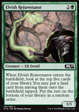 Elvish Rejuvenator⁣ - Core 2019⁣ (Common)⁣ [180]