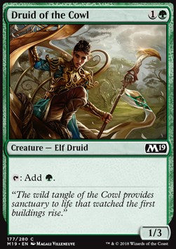 Druid of the Cowl⁣ - Core 2019⁣ (Common)⁣ [177]